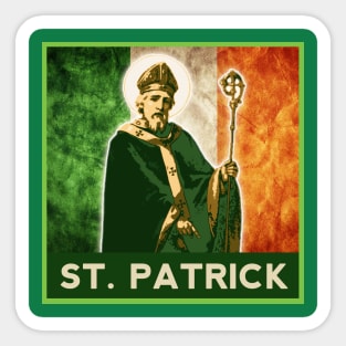 St. Patrick Pop Art Sticker